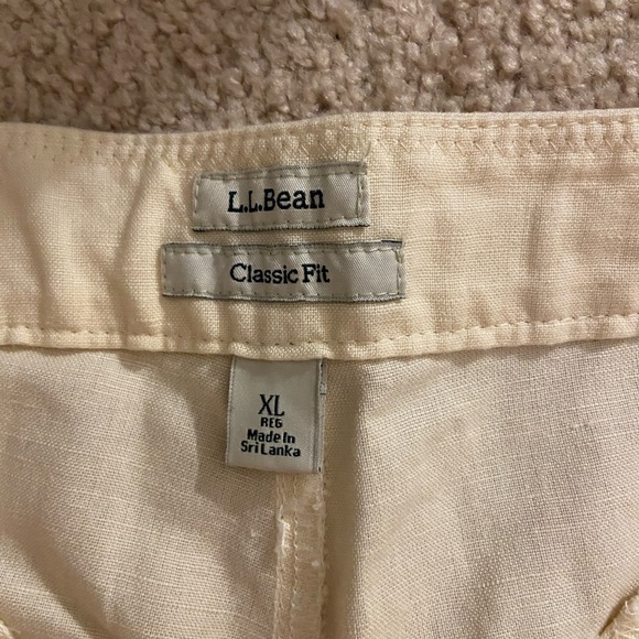 LLBean XL linen pants. Never worn - Picture 5 of 7